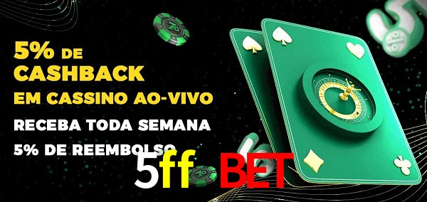 Promoções do cassino ao Vivo 5ff bet